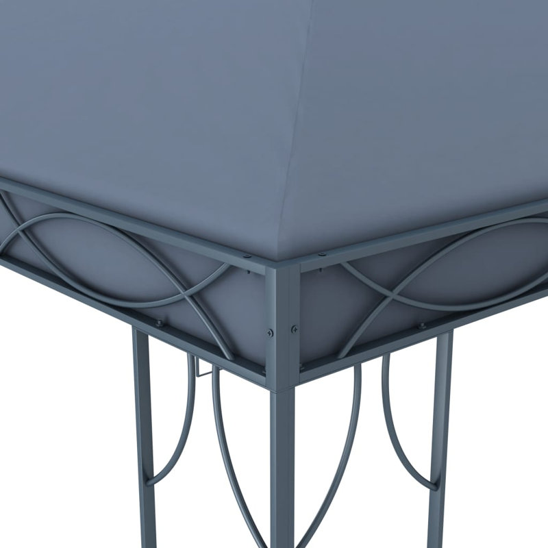 Virgo 3m x 4m Steel Patio Gazebo, Anthracite