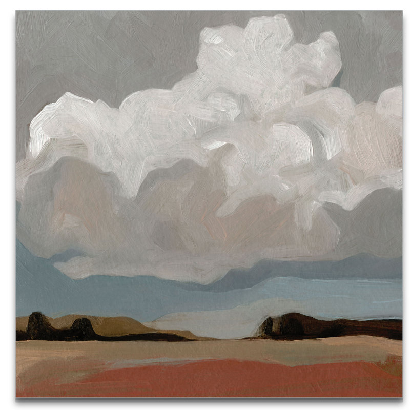 «Cloud formation I» par Emma Sarvey - reproduction d'art encadrée, H 32 po x l 32 po x P 1,5 po, Toile tendue