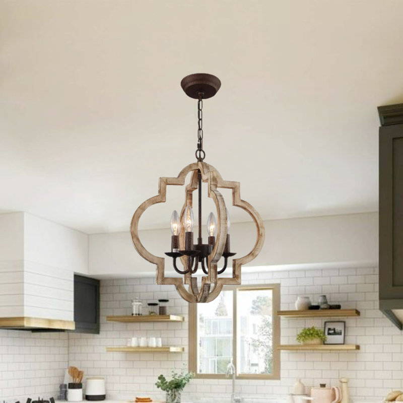 Yerger 4 - Light Bronze Lantern Pendant