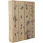 Porte-bouteilles à fixation murale en bois massif Latalia Fremont-64477865-64477866