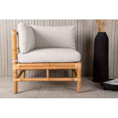 Witherbee 75cm Wide Outdoor Patio Sectional with Cushions