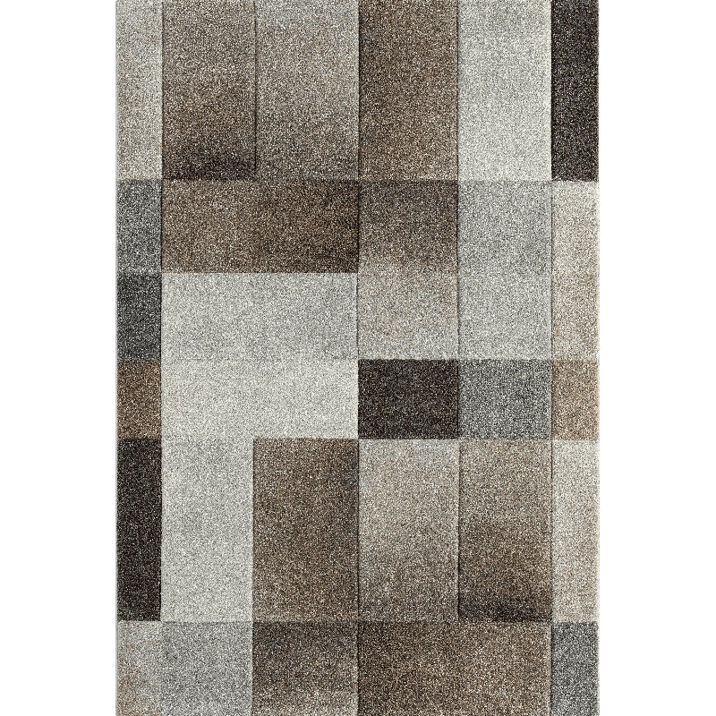 Hixie Checkered Pattern Area Rug, Rectangle 80 x 150cm