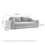 Three-seater square arm sofa-1512409300