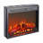 23" Electric Fireplace Insert, Ultra Thin Heater With Log Set And Realistic Flame, Remote Control With Timer, Overheating Protection-1674224959