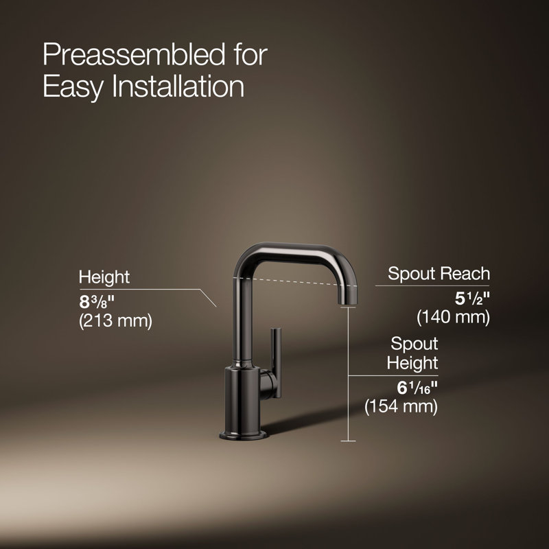 Purist Beverage Faucet, Satin