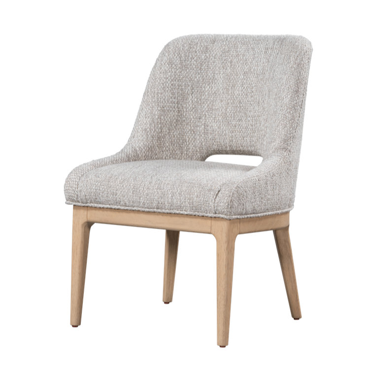 Cove Upholstred Wood Dining Chair Frothed LattePerformance Fabric