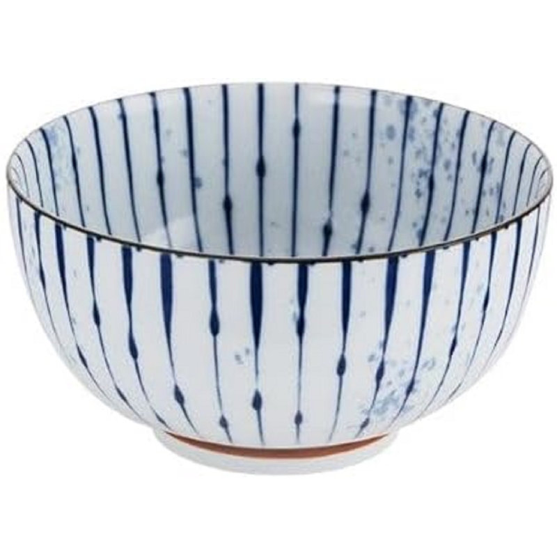 Ensemble de 6 grandes assiettes rondes à motif géométrique rond