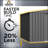 Essential 5X3 Steel Shed Charcoal-112511452