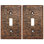Copper Switchplate Single Toggle Switch Cover - Quantity 2