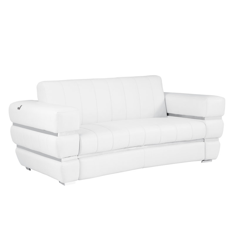 Foam Filled Leather Seat With Hardwood And Stainless Legs High Chair Wood