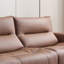 Causeuse coussin en cuir véritable Coffee-572115286
