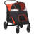 Foldable Standard Stroller Pet Stroller with Storage Smooth Ride with Shock Absorption-99356782