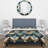 Blue Gold Deco Glamour Chevron Pattern - Chevron Duvet Cover Set - Microfiber Polyester-1843042504