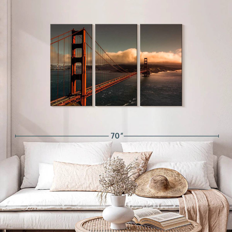 Pont Golden State de Sebbie Sunlit, H 28 po x l 45 po