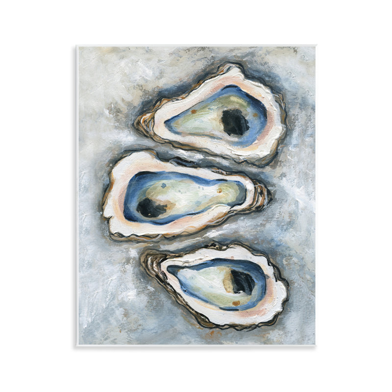 Plaque murale Oyster Bar Trio, design par Carol Robinson