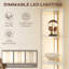 163.5cm Veneered LED Column Floor Lamp