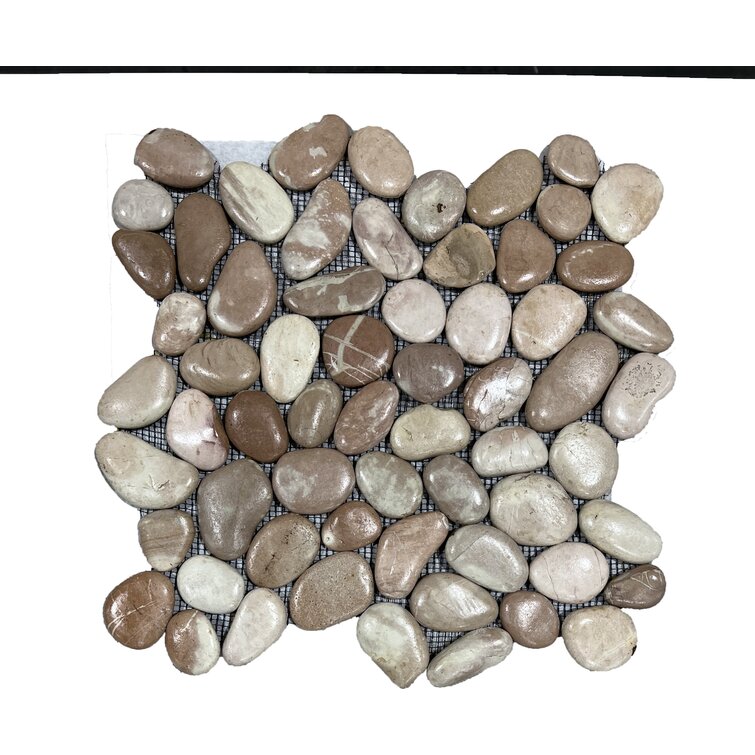 SB TILE AND STONE Natural Stone Pebbles Mosaic Wall & Floor Tile | Wayfair
