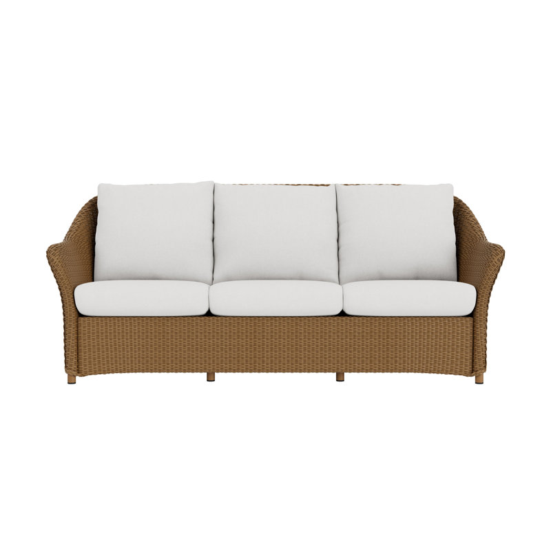 Weekend Retreat Outdoor 3 - Seat Patio Sofa, Demo Mist, Mink
