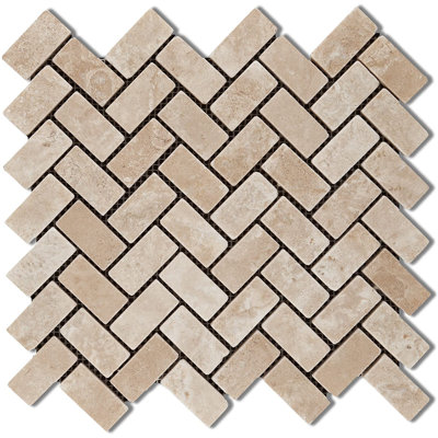 1 in. x 2 in. Herringbone Tile