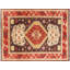Tapis Navajo noué à la main brun et rouille, tapis en laine de taille personnalisée pour le salon-1084272979