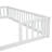 Jaquelinne Double Twin Floor Bed with Fence, Guardrails-2035560950