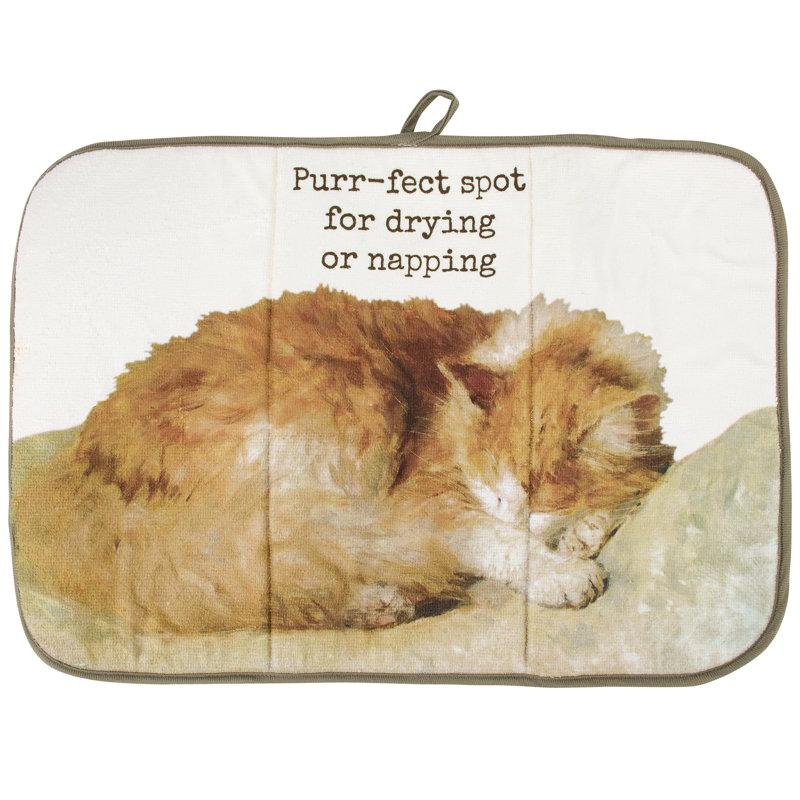 Tapis de séchage Primitives par Kathy Purrfect