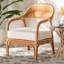 Chaise avec accoudoirs en rotin miel miel Cenecharl Bali & Pari Marisa