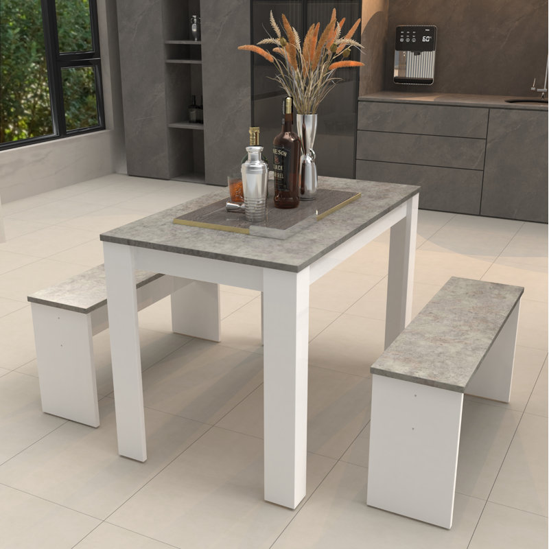 Sistino 4 - Person Dining Set, Grey