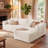 Sectional Upholstered Boneless L-Shaped Sofa With Chaise Lounge-845574576-845574580