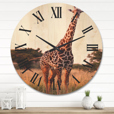 Solid Wood Wall Clock