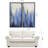 «Snowy Drip 1 and 2» par Martin Edwards - Ensemble de 2 peintures sur cadre flottant