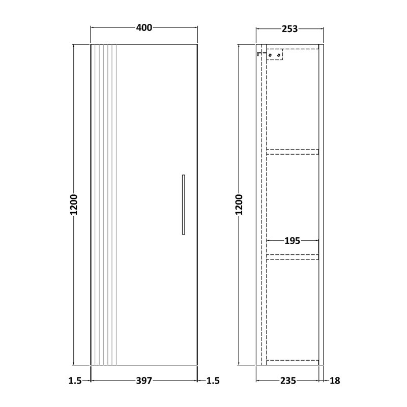 Deco Linen Cabinet