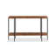 Console rectangulaire en bois manufacturé brun massif-742720543