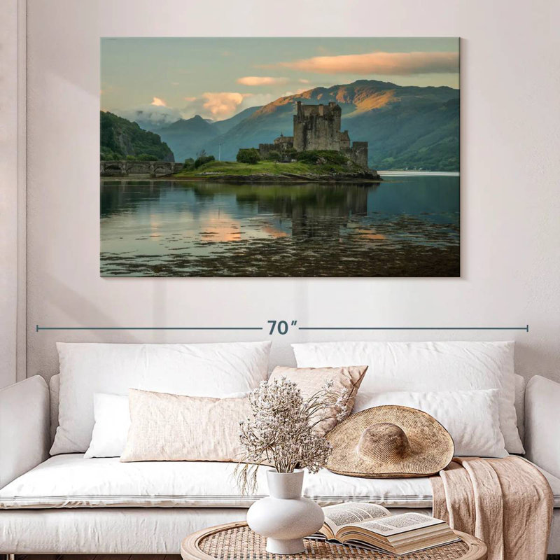 Lilie Eilean Donan Castle West, H 34 po x l 51 po