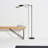 Leaf 53 in. Industrial Vintage Reading Floor Lamp with Metal Shade and 3-Way Dimming Options - Integrated LED Light-119216545