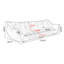 Coussin modulaire beige en polyester-99776188-99776191