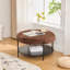 Repose-pieds de 30,9 po de large avec repose-pieds rond et repose-pieds en métal (y compris le repose-pieds)-1875597347