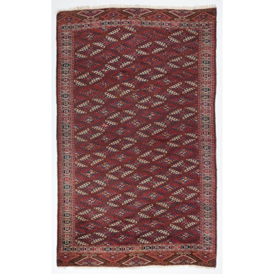 Tapis turc antique. 19e siècle.