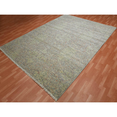 One-of-a-Kind 8'10" X 12' New Age Area Rug in Multicolor