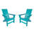 Meridian All-Weather Modern HDPE Adirondack Chair