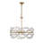 Daylie 5-Light Chandelier In Warm Brass