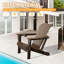 Chaise Adirondack pliante en PEHD avec porte-gobelet et durabilité toutes saisons-1380650497
