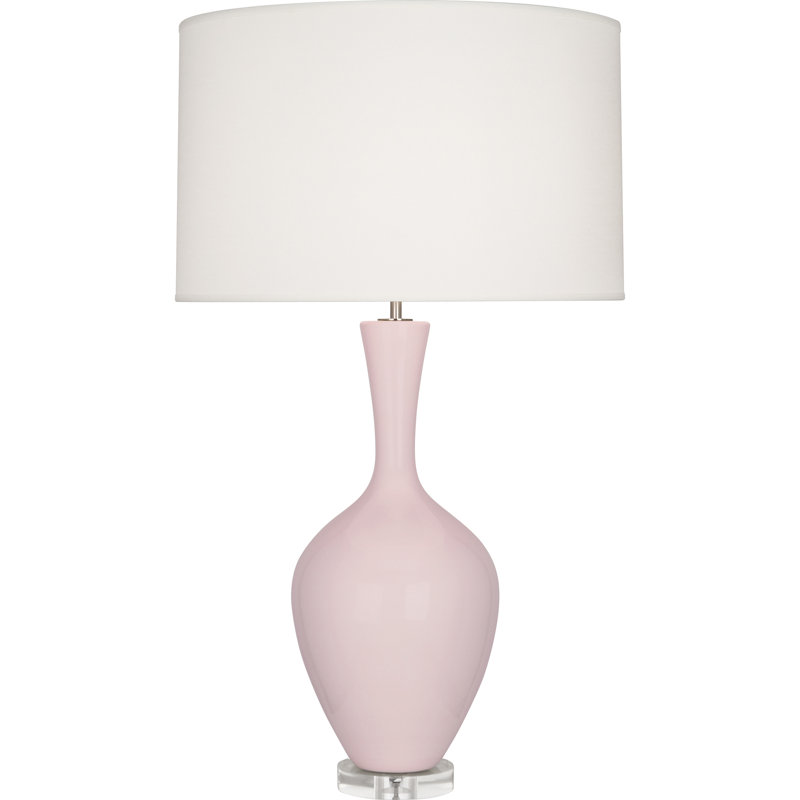 Audrey 33.5" Table Lamp, Rose Water