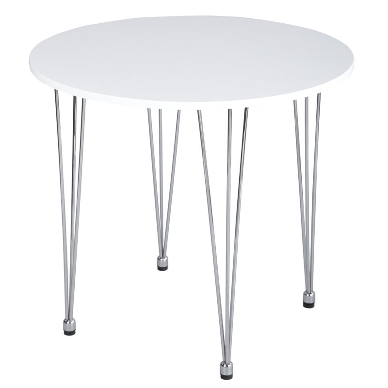 Round Metal Base Dining Table