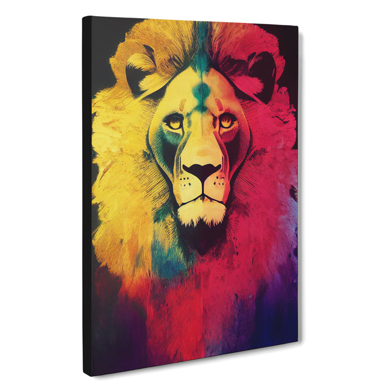 XC1022-1659X Colours Of The Lion - Wrapped Canvas Print