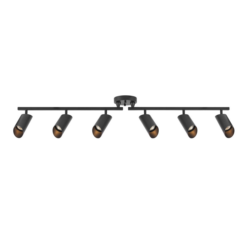 46'' 6 -Light Fixed Track Track Kit with Dimmable and Adjustable Head