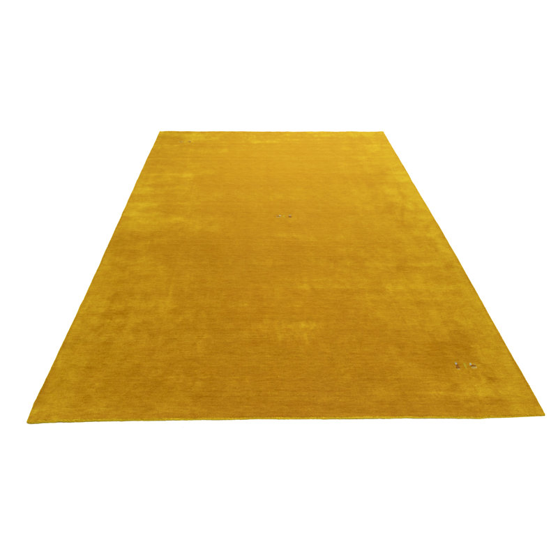 Tapis oriental doré à motif tribal Lori Gabbeh, Rectangle 8 pi x 10 pi
