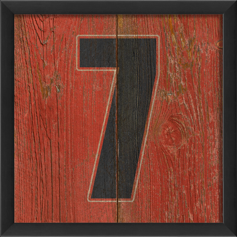 " Number Seven " by The Artwork Factory