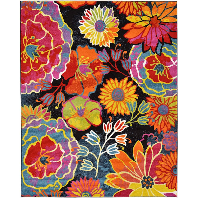 Lorene Floral Indoor Rug, Rectangle 8' x 10'
