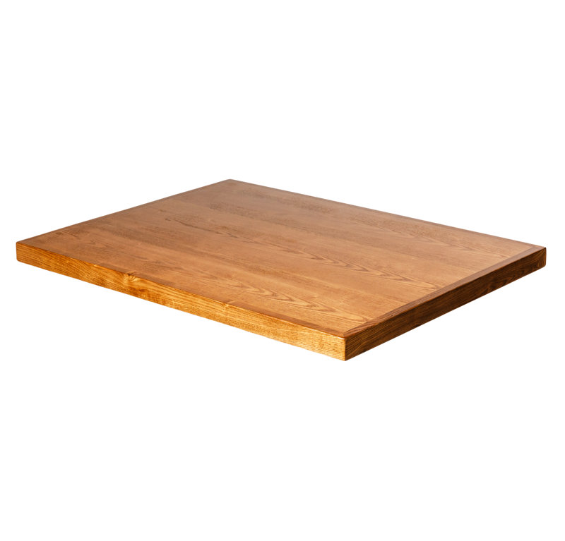 Épaisseur de 1,25 po du plateau de table intérieur en placage d'automne cendré 24 po x 30 po, H 1,25 po x L 30 po x l 24 po
